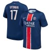 Original Fußballtrikot Paris Saint-Germain Vitinha 17 Heimtrikot 2024-25 Für Herren